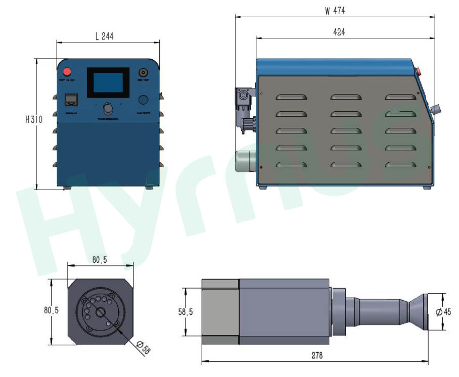 Plasma cleaning machine diagram